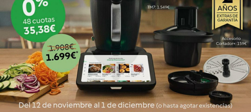Comprar Thermomix® TM7 al Mejor Precio: Promo con Cortador+ y Financiación 0%