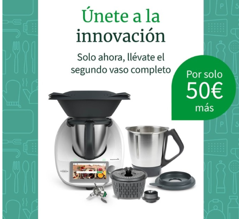 Tu Thermomix® con 2º vaso… ¡Sí quiero!