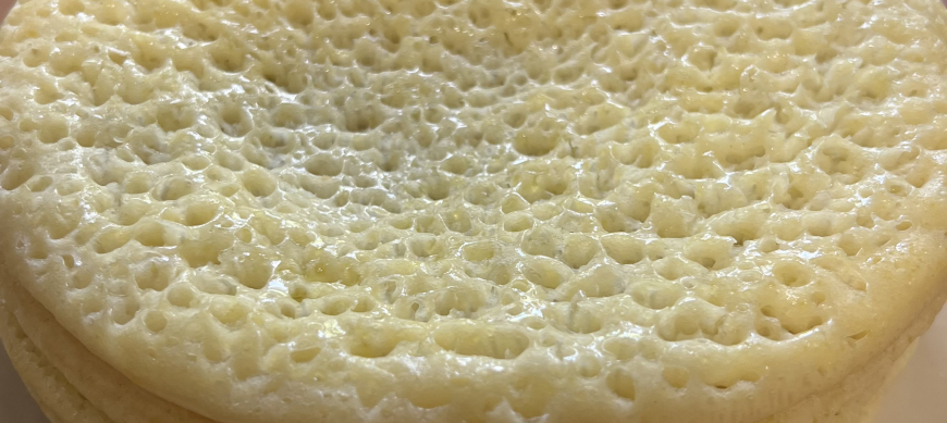 crepes de los mil agujeros (Baghrir)