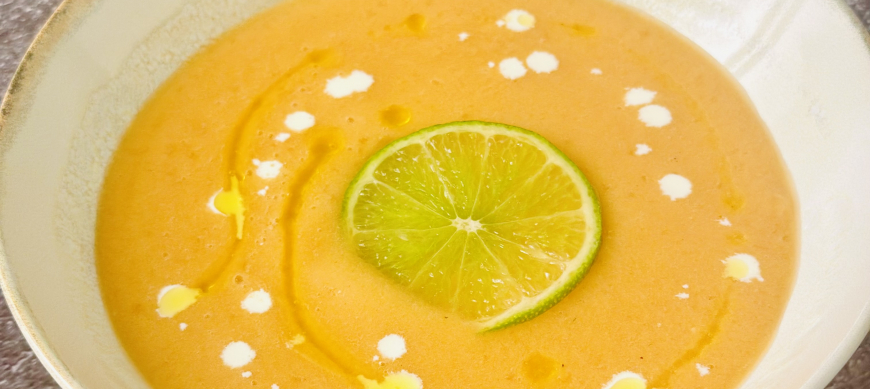 SOPA FRÍA DE MELÓN CON LIMA??