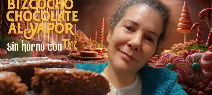 BIZCOCHO DE CHOCOLATE AL VAPOR