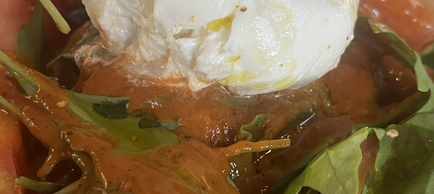 Ensalada de Burrata y tomate con Thermomix® 