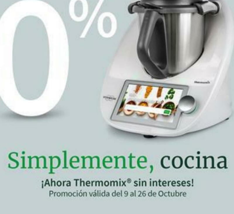 Thermomix sin intereses. 0%