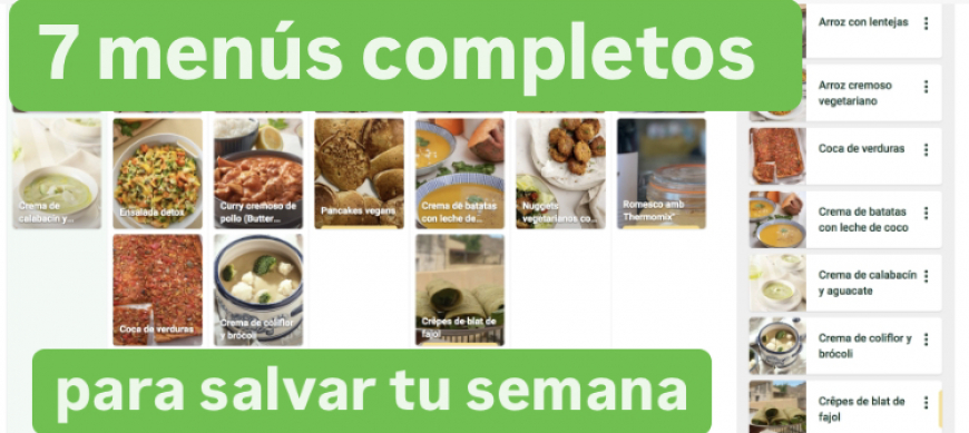 Los 7 mejores menús con Thermomix® para hacer más fácil tu semana