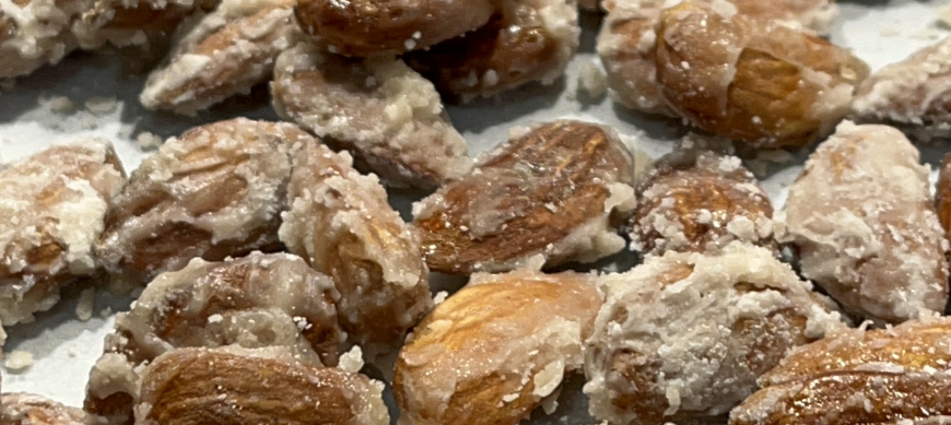 Almendras garrapiñadas con Thermomix® 