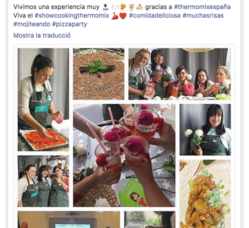 SHOWCOOKING BY Thermomix® A CASA D'UNA CLIENTA