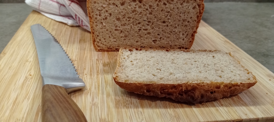 Pan de molde de espelta