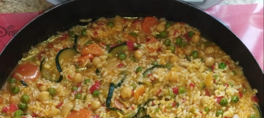 RISOTTO VEGETARIANO CON Thermomix® EN RIBERA DEL FRESNO