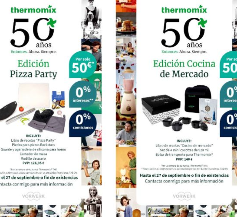 Thermomix® celebra por todo lo alto sus 50 aniversarios