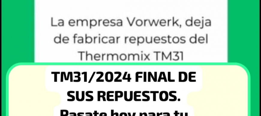 FIN DE REPUESTOS DE TM31