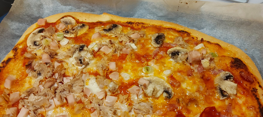 Receta de Pizza: Pizza - Masa con Queso !! a mi manera