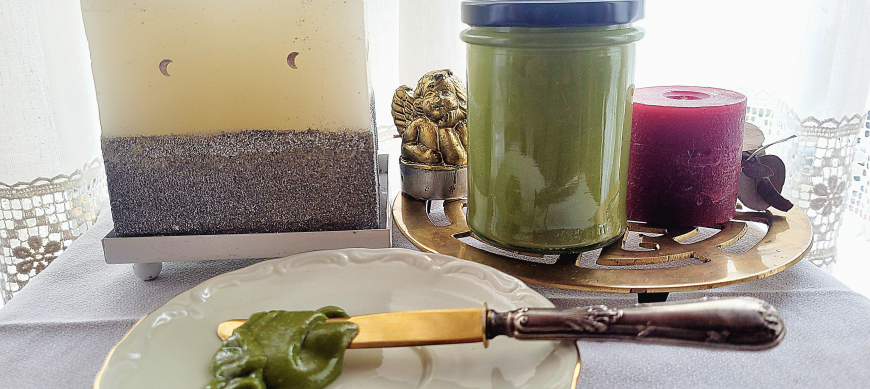 Crema de almendras y té Matcha. Regala Navidad con Thermomix&reg; .