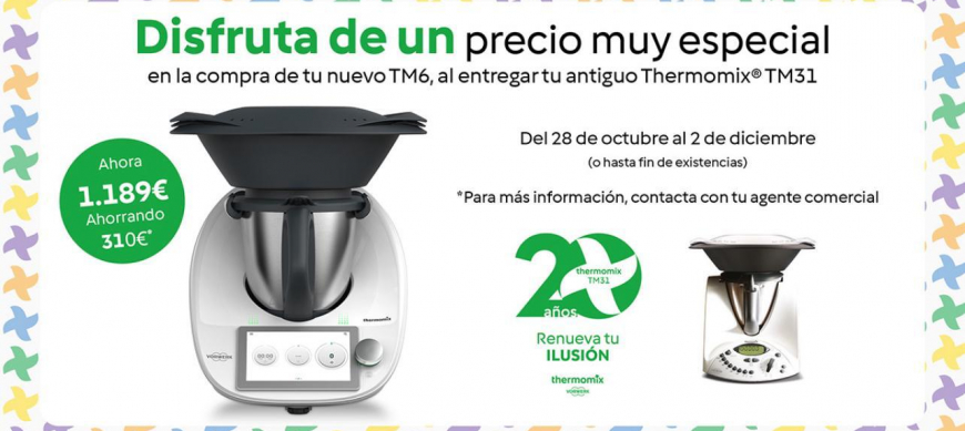 PLAN RENOVE Thermomix® CON DESCUENTO del 28 de Octubre al 2 de Diciembre