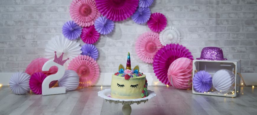 Tarta unicornio arcoiris cumpleaños con Thermomix® 