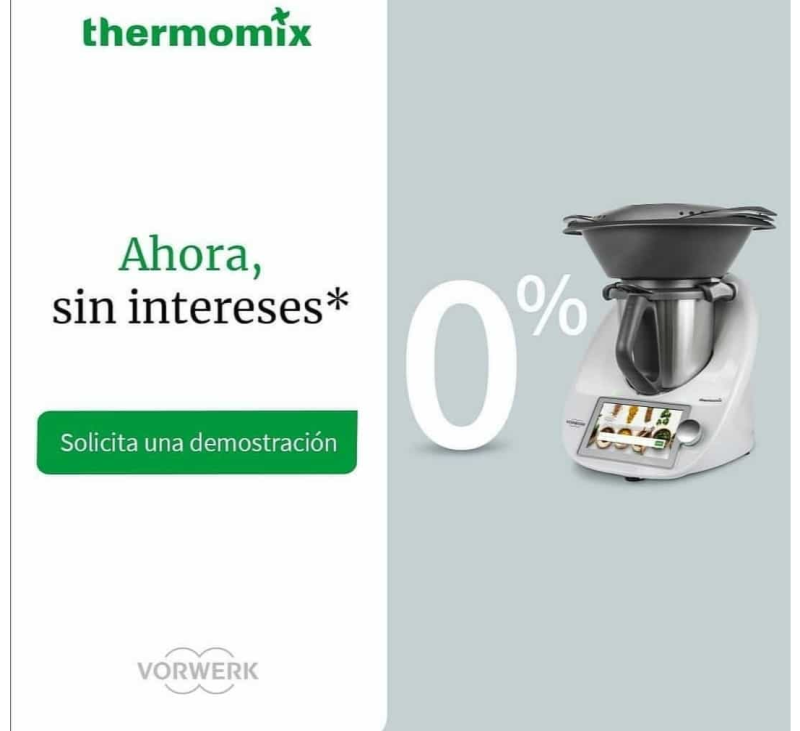 Thermomix® 0% INTERESES A TU MEDIDA. BADAJOZ, VILLANUEVA DE LA SERENA, DON BENITO, MERIDA