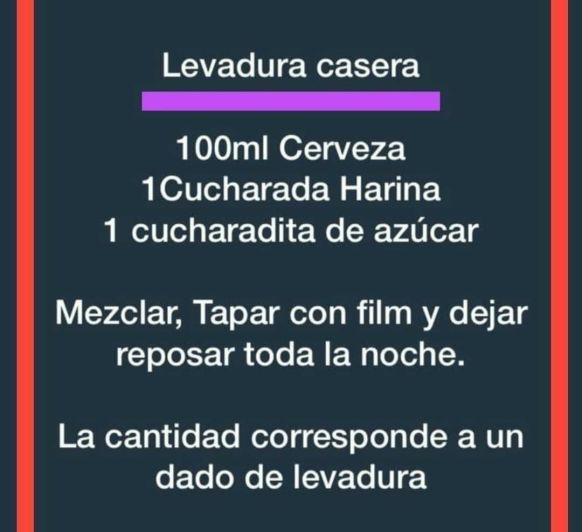 LEVADURA CASERA