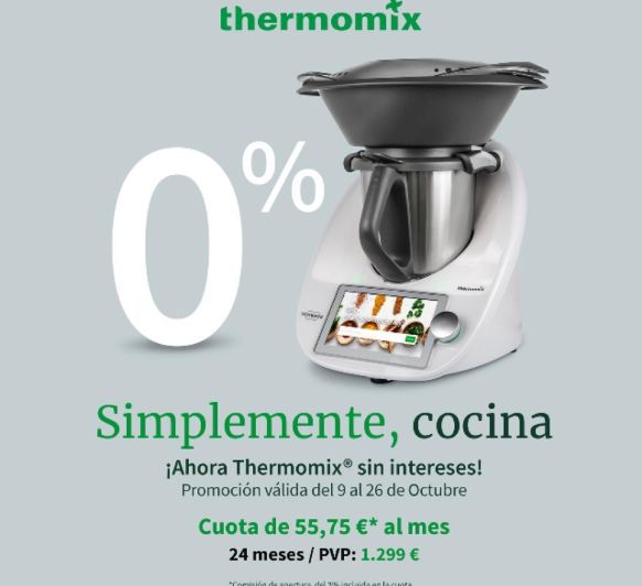Compra Thermomix® TM6 al 0%