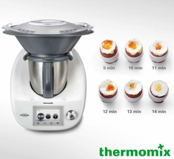 Huevos duros perfectos con Thermomix® 