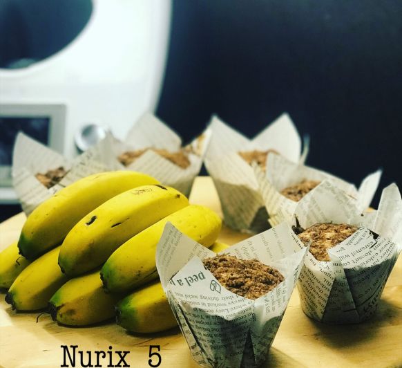 Muffins de platano Canario