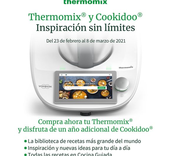 18 meses de Cookidoo gratis con tu Thermomix® 
