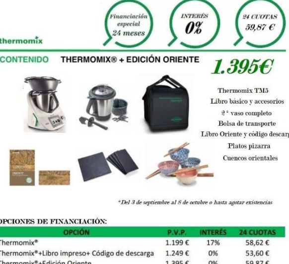 Consigue tu Thermomix® 0%