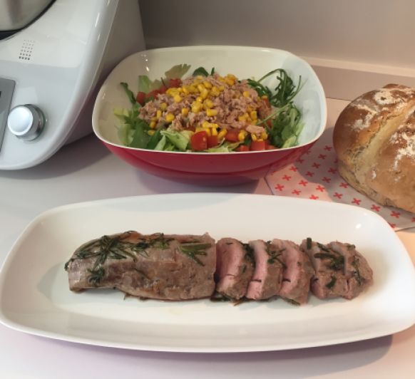 COCINA CON VAROMA: SOLOMILLO DE CERDO IBÉRICO CON Thermomix® DESDE MAJADAHONDA