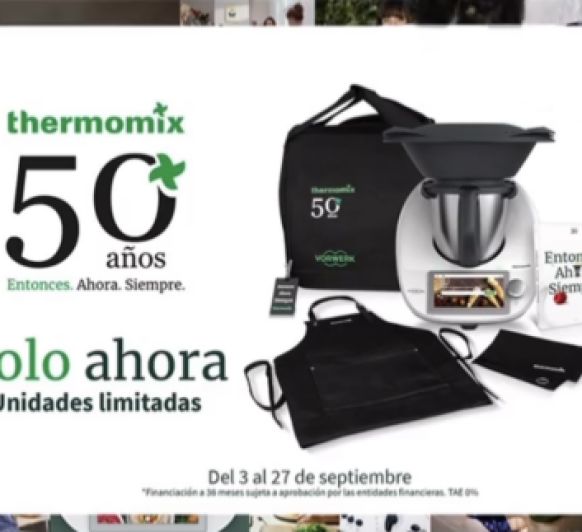 Edición 50 aniversario Thermomix® TM6 al 0% de interés
