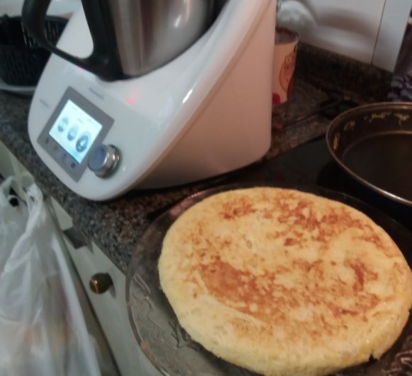 Tortilla de patatas en Thermomix® 