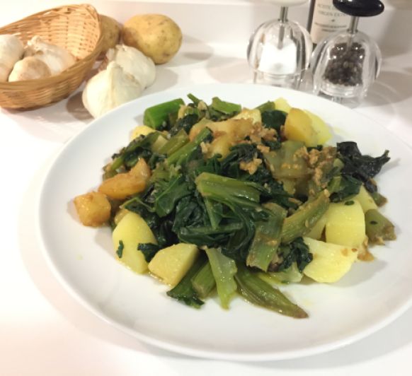RECETA SENCILLA DE VERDURAS: ACELGAS CON PATATAS CON Thermomix® DESDE MAJADAHONDA