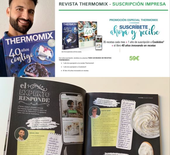 Promoción suscripción a la revista Thermomix® . AHORRA 46€