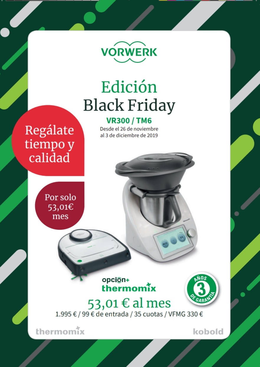 Thermomix® TM6 BLACK FRIDAY Y EDICIÓN 40 NAVIDADES JUNTOS Noticias