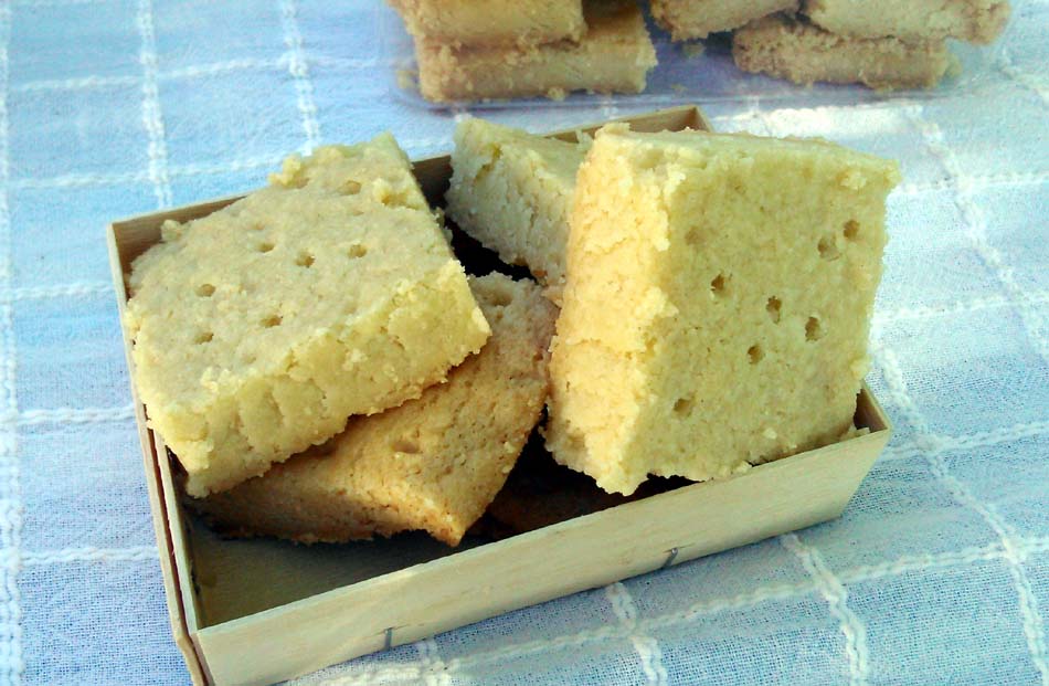 Shortbread-Galletas de mantequilla escocesas