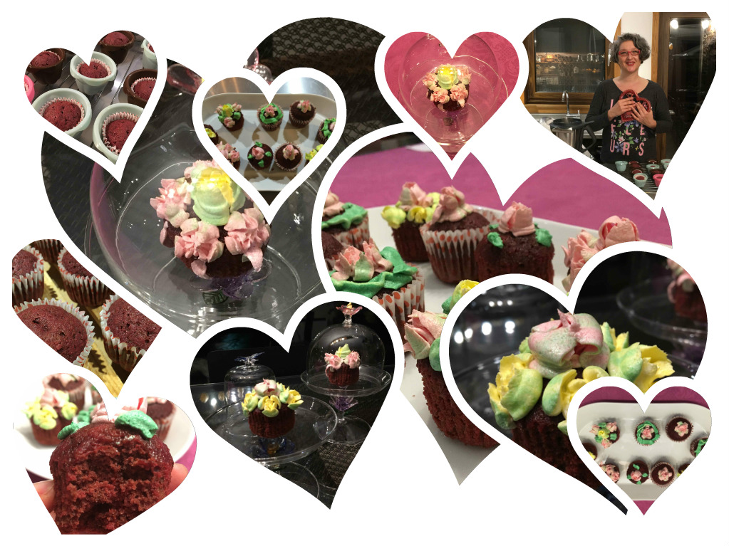 Red velvet cupcakes con Thermomix® : ¡Feliz día de San Valentín!