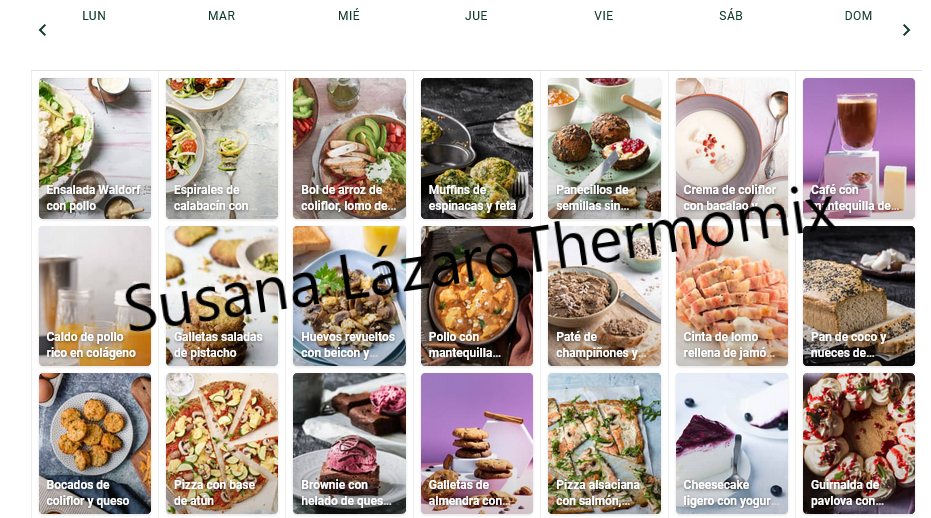 Planificación semanal en Cookidoo: menú bajo en carbohidratos - Noticias  Blog - Blog de SUSANA LAZARO PEREZ de Thermomix® San Sebastián