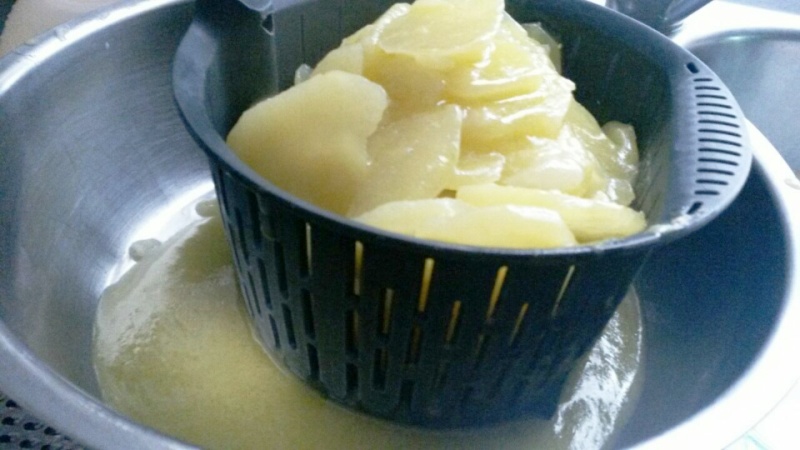 Tortilla de patatas sin huevo con Thermomix® 