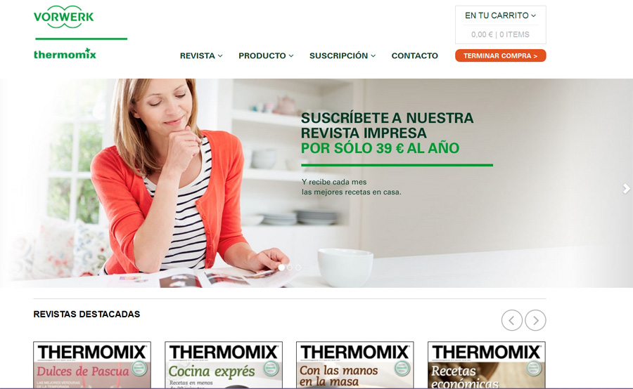 Paginas Web Oficiales de Thermomix® 
