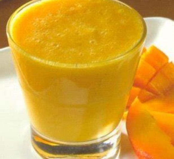 sorbete de mango y naranja