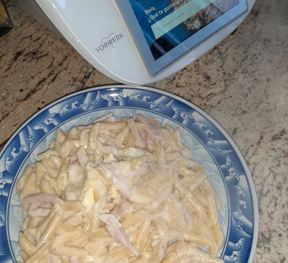 Macarrones a la carbonara