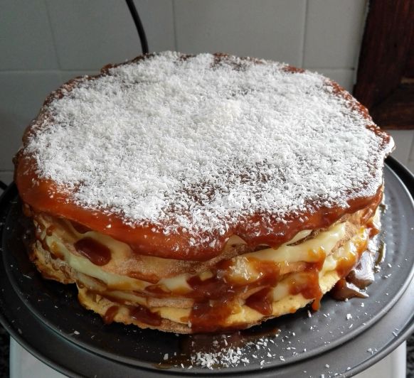 MILHOJAS DE CREMA Y TOFFEE