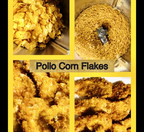 Pollo Corn Flakes con Thermomix