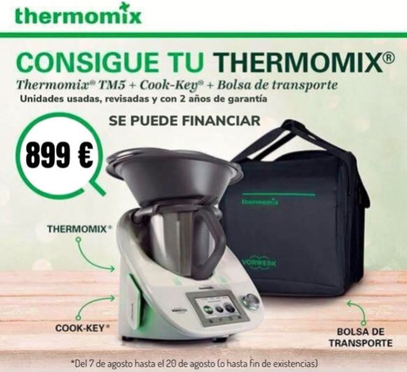 Gran oferta Thermomix® TM5 por 899€ - AGOTADAS