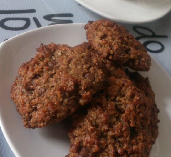 Mi versión más saludable de las galletas con pepitas de chocolate