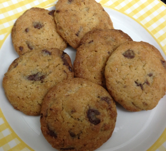 Cookies con chips de chocolate hechas con Thermomix