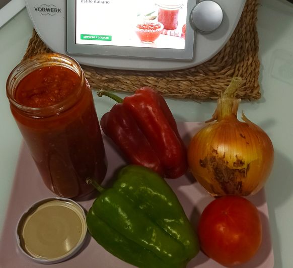 Salsa de tomate al estilo Italiano Thermomix® Zafra