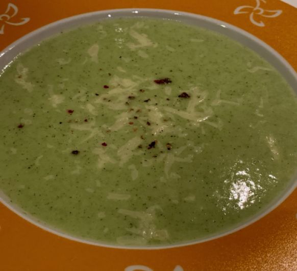 Crema verde con brocoli, puerro y patata con Thermomix