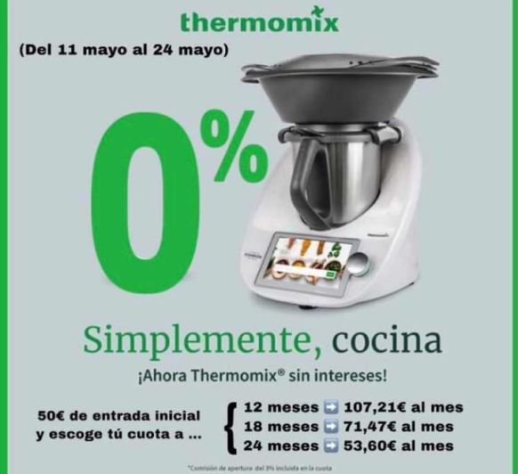 Thermomix® TM6 SIN INTERESES y a tu medida!!!