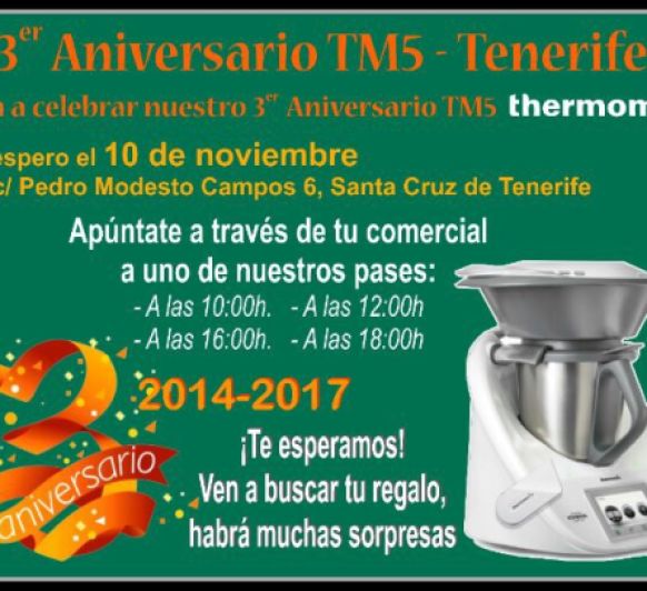 3 ANIVERSARIO DE TM5, Thermomix® 