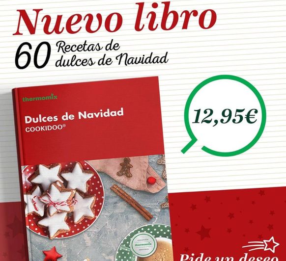 LIBRO DE COCINA DULCES DE NAVIDAD COOKIDOO