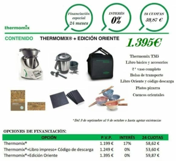 PROMOCION EDICION ORIENTE con Thermomix® 