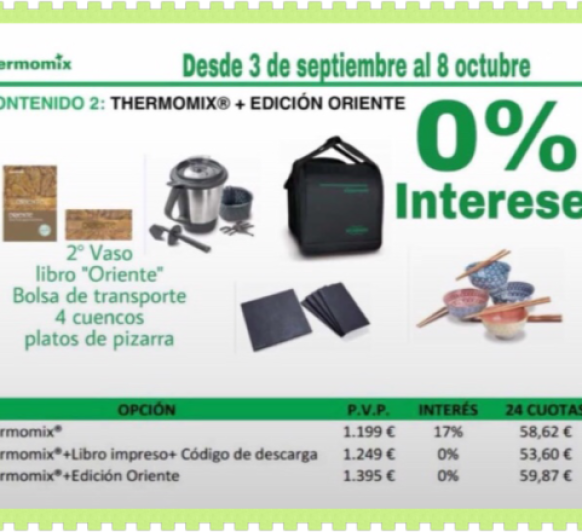 Thermomix® EDICIÓ ORIENT Amb 0% de interès